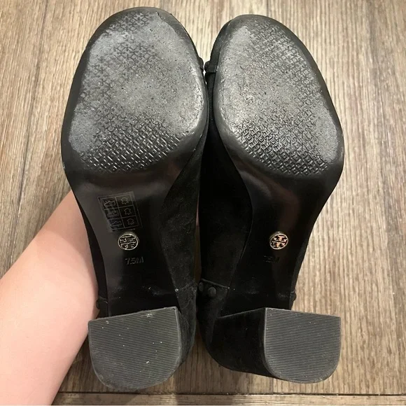 Tory Burch suede studded heels - Picture 6 of 7